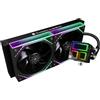 Thermalright Frozen Infinity 240 BLACK - Raffreddatore CPU 240 Aio, doppia vento