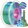 TECBEARS Filamento PLA Silk 1.75mm 1KG, 3D Tricolore Silk PLA Plus Bobina