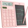 ROATEE Calcolatrice base pieghevole 2 in 1 con tavoletta grafica LCD cancellabile
