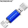 MICRODRIVE USB di tipo C OTG 2 in 1 USB 2.0 Micro USB Pen Drive 128 GB 64 GB 32 GB 16 GB.