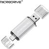 MICRODRIVE USB di tipo C OTG 2 in 1 USB 2.0 Micro USB Pen Drive 128 GB 64 GB 32 GB 16 GB.