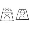 Gecasa griglia per cucina Ariston 2 PZ CM 44, 8 X 28, 3 + 40, 9 X 25, 8 GRIGLIE 4 fuochi P 0256
