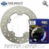 RMS KIT DISCO FRENO POSTERIORE + PASTIGLIE EBC PIAGGIO BEVERLY 500 CRUISER 2007-2012