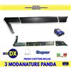 Autokit Modanature Fiat Panda 141 141A Portiere Bottoni DX nero paraurti DESTRO Super