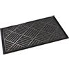 Tappetino Antiscivolo Esterno Gomma Naturale Nero Anello Pile Tappeto Porta 45x7