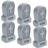6 Pcs Mini Figurine Di Halloween Lapide Del Cimitero Lapidi Micropaesaggio
