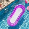 Lettino Gonfiabile con Schienale PVC Materasso Galleggiante con Schienale