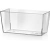 Coimbra Dimensioni 30Cm X 15Cm X 14Cm - Vaso Plastica Trasparente Rettangolare,