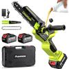 Mini Motosega a Batteria 8/6 Pollici, 8000Mah Motoseghe Elettrica Brushless, 130