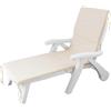Cuscino per Lettino Prendisole per Esterno Giardino Sdraio 60X190 Cm Cm AA370