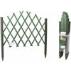 TrAdE Shop Traesio TRALICCIO IN LEGNO RETE ESTENSIBILE VERDE RAMPICANTI STACCIONATA 117X65CM 219840