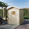 TheGoodGarden Casetta in legno Carmine 1,5x1,5 M con porta singola finestrata