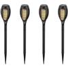 V-tac Kit 4 lampade da giardino 1W pannello solare IP44 2200K SKU 8689 V-TAC VT-724