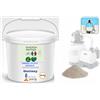 GARDENSHOPWEB SABBIA SILICEA QUARZO FILTRO POMPE PISCINA INTEX BESTWAY JILONG vaso c/coperchio