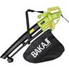 Aspirafoglie Elettrico Da Giardino 3 in 1 Aspiratore Trituratore E Soffiatore So