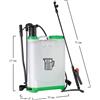 lif Pompa a Spalla Manuale sx Irroratrice a Zaino Valvola 3 Ugelli 16 Lt telescopica
