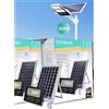 Linq FARO FARETTO LED PANNELLO SOLARE FOTOVOLTAICO IP67 200W CON TELECOMANDO LED-8195