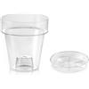Does not apply VASO TRASPARENTE "PORTO" CON SUPPORTO per ORCHIDEE DIAMETRO CM 14 COMPLETO DI SO