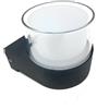 TrAdE Shop Traesio APPLIQUE MODERNA A LED PER ESTERNO DA PARETE NERO 7W LUCE 6500K 3000K 4000K ES57