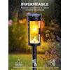 Moman Luci Solari Giardino 4 Pcs Lampade LED Segnapasso Esterno Clessidra IP4