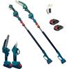 TrAdE Shop Traesio KIT PER POTATURA PROFESSIONALE MINI MOTOSEGA + FORBICE CESOIA + ASTA TELESCOPICA