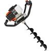 Trade_Ox TRIVELLA MOTOTRIVELLA 2 MANI TRIVELLATRICE A SCOPPIO 52CC 2 CON PUNTA DA 150 MM