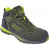 Logica Scarpa alta antinfortunitisca Planet grigia-verde S3 con soletta Memory Luna
