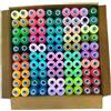TOREX Filo per cucire e cucire/Dhaga 100 tubi/mulinello 50 tonalità multicolore...