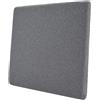 Does not apply Cuscino per Seduta, in Memory Foam, Colore Grigio, 37.6 X 38 X 3 Cm, Quadrato
