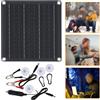 Pannello Solare Monocristallino Portatile 50W con Ventosa e Fibbie Montagna
