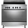 De'Longhi DE LONGHI DEMX96IN CUCINA 90CM PIANO INDUZIONE 4 ZONE FORNO MULTIFUNZIONE INOX