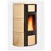 EXTRAFLAME 1295301 ISIDE IDRO 5.0.16 TERMOSTUFA A PELLET VENTILATA PERGAMENA A+
