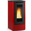 EXTRAFLAME 1295600 DAHIANA AD STUFA A PELLET VENTILATA BORDEAUX 5 STELLE A+