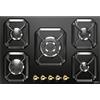 LOFRA DOLCEVITA HRNM7A0 PIANO COTTURA 70CM NERO 5 FUOCHI TRIPLA CORONA