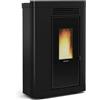 EXTRAFLAME1290401 ANNABELLA PLUS 5.0 STUFA A PELLET CANALIZZATA SLIM NERO A+