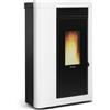 EXTRAFLAME 1290400 ANNABELLA PLUS 5.0 STUFA A PELLET CANALIZZATA SLIM BIANCO A+