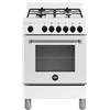 LA GERMANIA AMN664EBV/24 CUCINA 60CM 4 FUOCHI A GAS FORNO ELETTRICO BIANCO