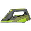 IMETEC 9017 FERRO DA STIRO A VAPORE 2400 WATT PIASTRA PRO CERAMIC GRIGIO/VERDE