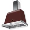 LOFRA CAPPA DOLCEVITA 60CM ROSSO BURGUNDY 800m3 COMANDI FRONTALI TELECOMANDO