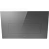 ELICA PRF0164462A CAPPA A PARETE 85CM TOUCH COMFORT SILENCE VETRO GRIGIO CE.A+