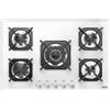 LOFRA PIANO COTTURA GAS SIRIO HGB7E0 75CM FINITURE VETRO BIANCO 5 FUOCHI