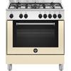 LA GERMANIA AMN855ECRV/24 CUCINA 80X50CM 5 FUOCHI FORNO ELETTRICO CREMA CL.A