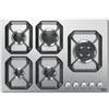 LOFRA PIANO COTTURA GAS URANO HLS7D0 75CM ACCIAIO INOX SATINATO 5 FUOCHI