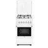 De'Longhi DE LONGHI DL554EW2 CUCINA GAS 4 FUOCHI 50CM FORNO ELETTRICO 52L CLASSE A