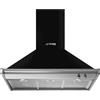 SMEG KD90HNE CAPPA A CAMINO DECORATIVA 90CM 3 VELOCITA' CE.A+ NERO