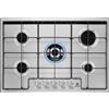 Electrolux Piano a Gas EGS7534X | 5 Fuochi 74.4cm di Larghezza Acciaio