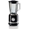 Ariete 585 Frullatore Moderna Nero 1000W Capacità Tazza Vetro 1,5L 4 lame Rotex