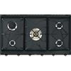 SMEG SRV896AOGH PIANO COTTURA GAS 90 CM 5 FUOCHI COLONIALE ANTRACITE