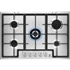 ELECTROLUX EGS75362X PIANO COTTURA GAS 75 CM 5 FUOCHI GHISA INOX