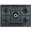 De'Longhi DELONGHI FFN57ASV PIANO COTTURA 5 FUOCHI 70CM 1 TRIPLA CORONA NERO